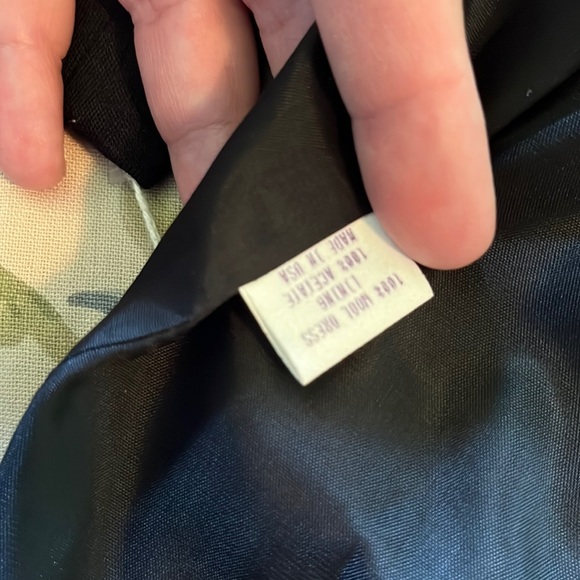 Vintage STEVEN STOLMAN Size 6 Draped Wool Midi-Dress Zip-Back Modest DeadStock - Picture 17 of 17